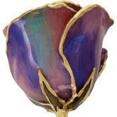 24K Solid Gold Rose- Opal